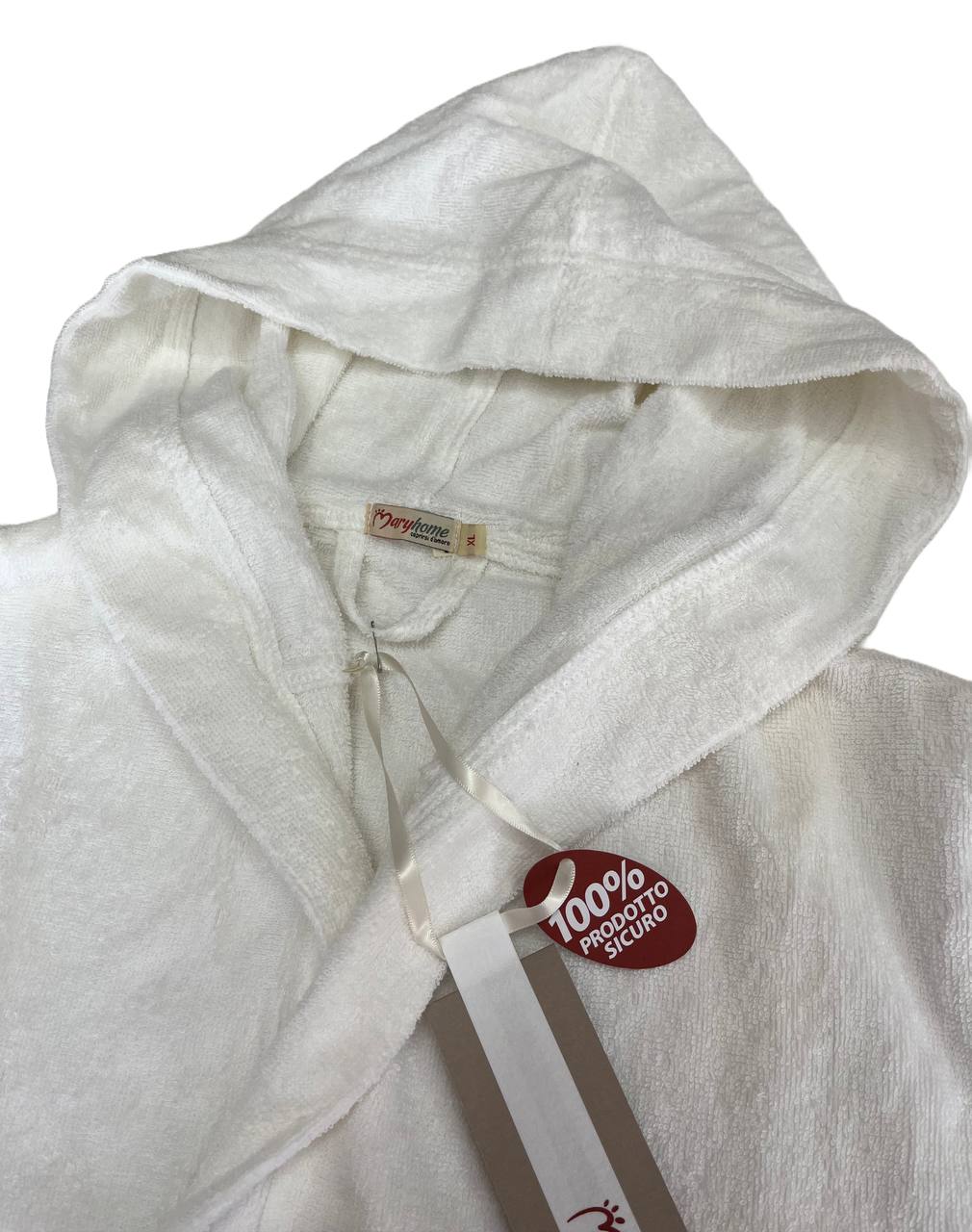 Accappatoio donna modello Alice colore bianco taglia XL