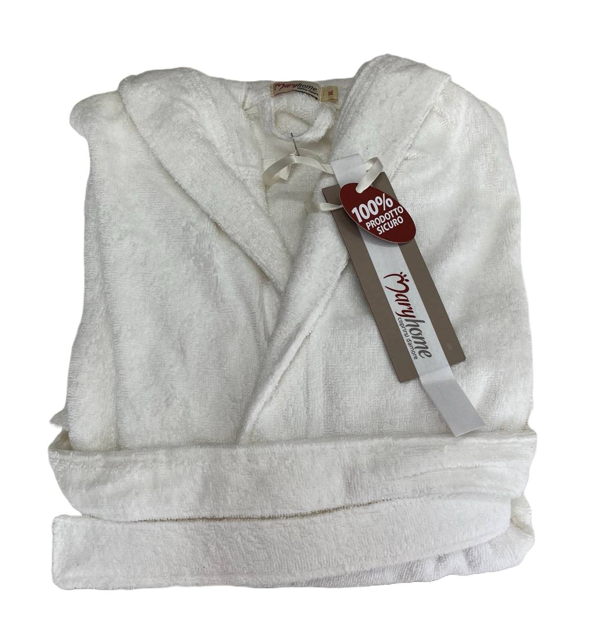 Accappatoio donna modello Alice colore bianco taglia XL