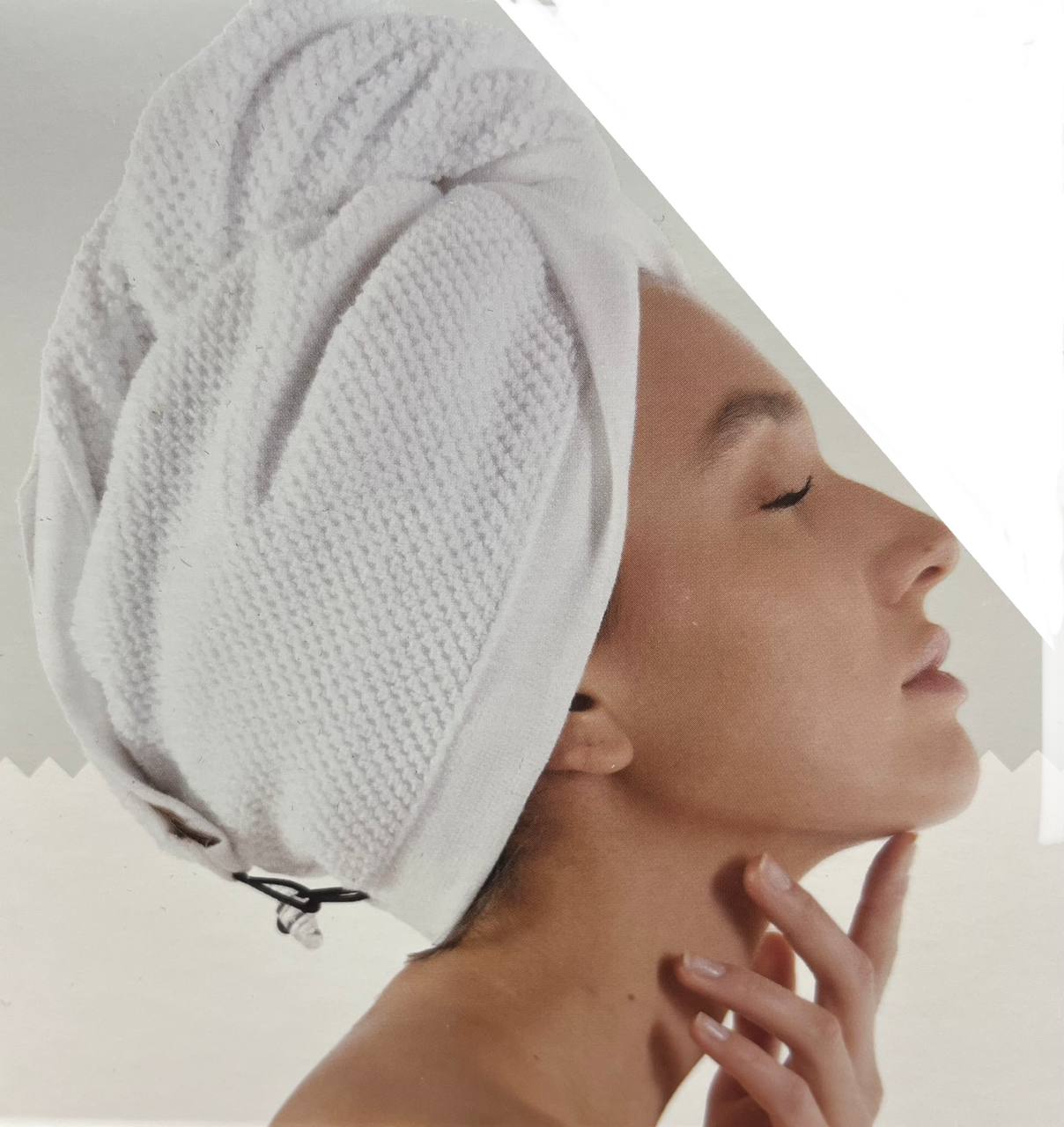 Turbante Asciugacapelli Pepe spugna di cotone 100%