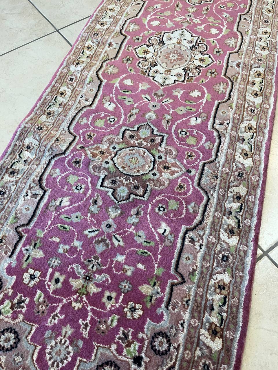 Tappeto orientale Islambad 63x185cm Rosa