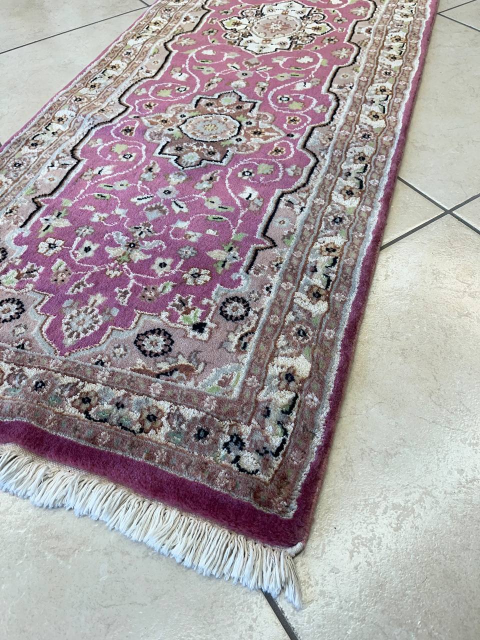 Tappeto orientale Islambad 63x185cm Rosa