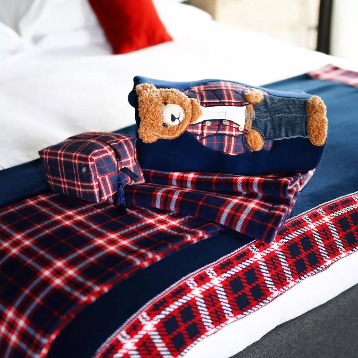Coperta Plaid 160x180cm Candito Orsetto