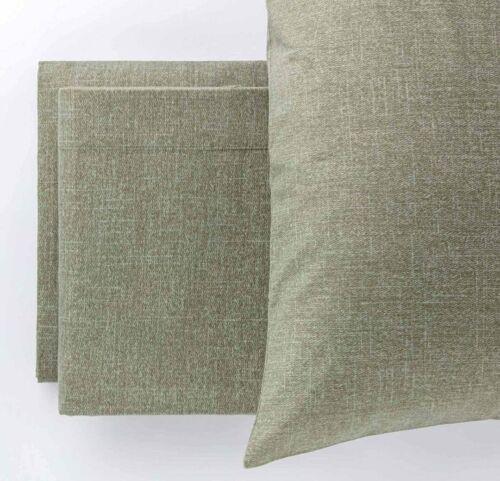 Completo lenzuola 1 piazza caldo cotone (coccola) Shadow Verde Oliva