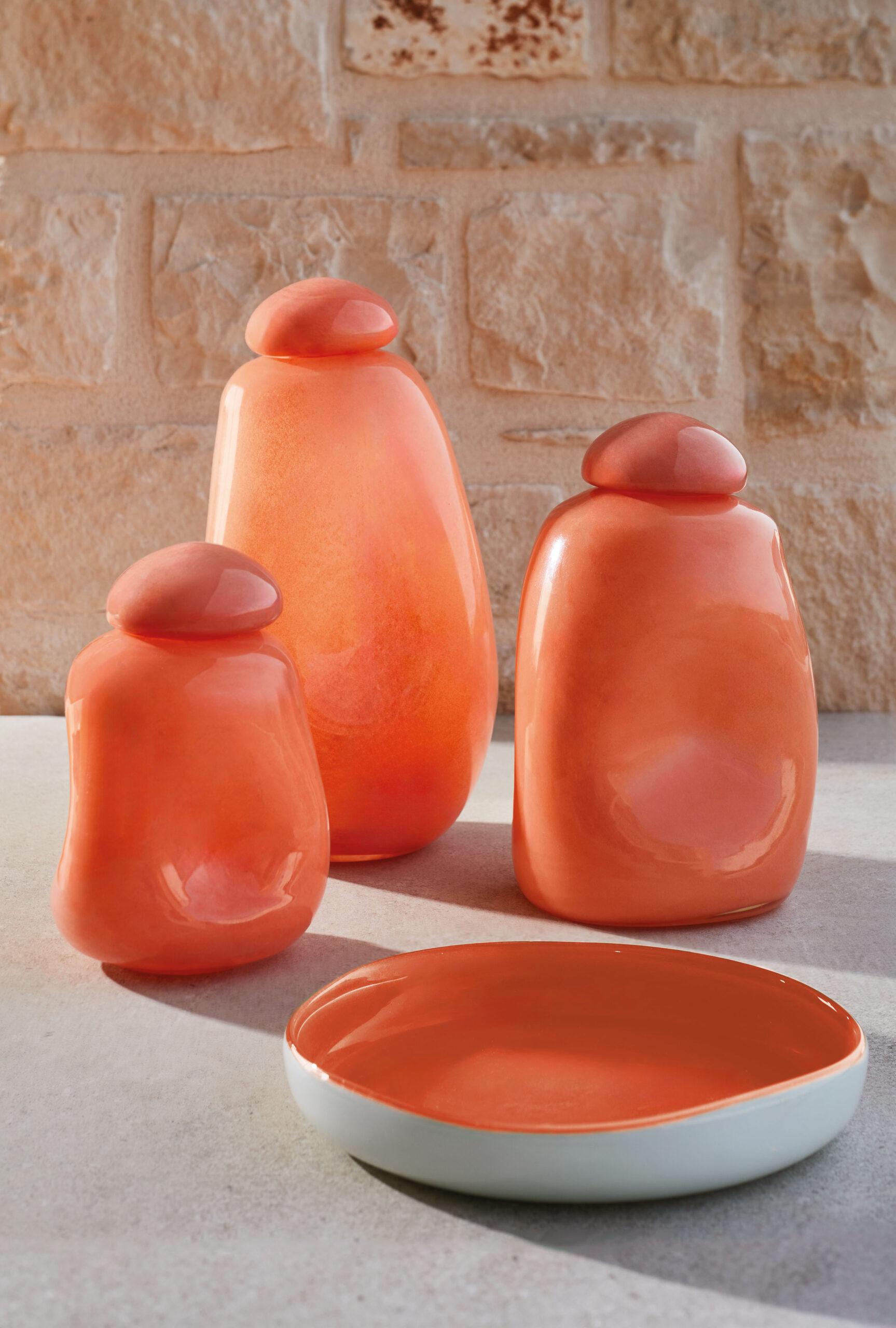 Vaso decorativo Squero Arancio