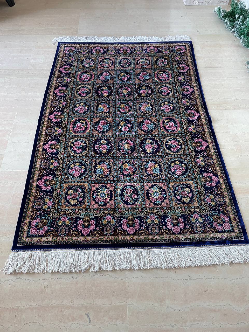 Tappeto orientale in seta 150x100cm